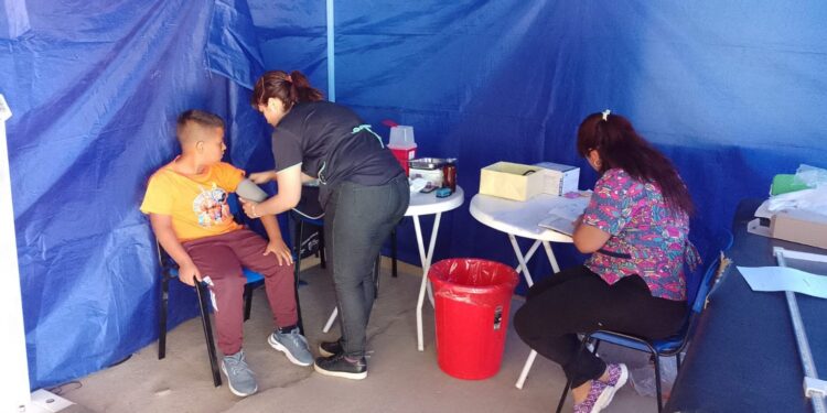 El ministerio de Salud realizó un operativo sanitario en Villa Mercedes