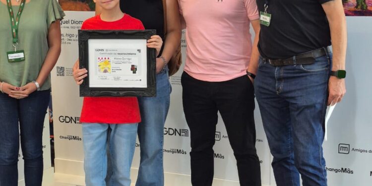 Un joven villamercedino ganó un concurso de dibujo organizado por GDN Argentina y la Asociación de Amigos del Bellas Artes.