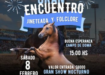 Falta para el Gran encuentro nocturno de jineteada y folclore en Buena Esperanza