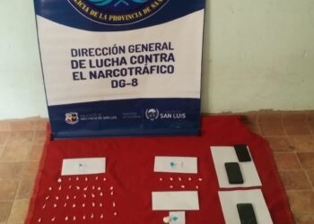 Desmantelan dos centros de distribución de estupefacientes en Villa Mercedes