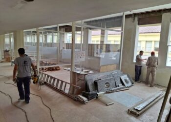Avanzan las obras de remodelación en el Hospital ‘Juan Domingo Perón’