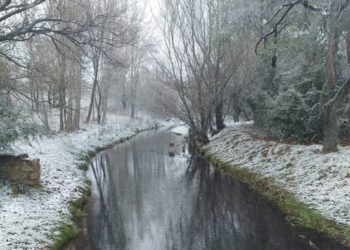 Postales de La Carolina y La Punta, con el blanco manto vistiendo sus sierras y paisajes