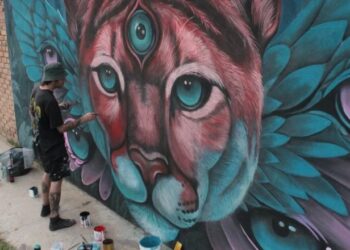 Un mural de Villa Mercedes compite para ser elegido el mejor del mundo