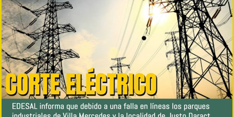 Corte del servicio eléctrico
