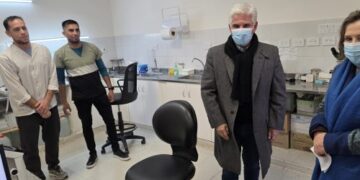 El Gobernador visitó la Maternidad Provincial de Villa Mercedes