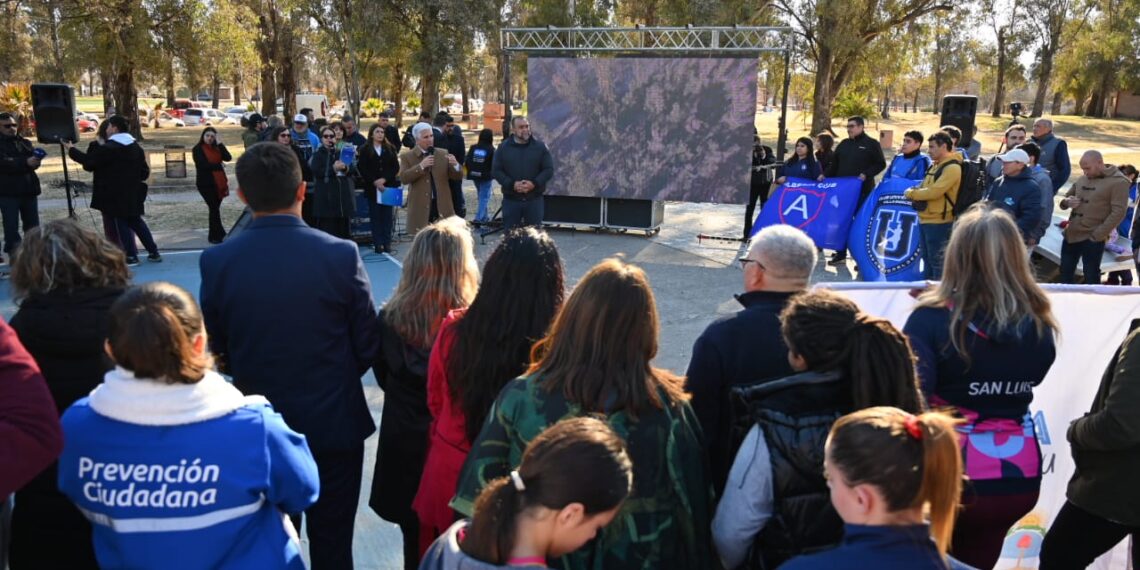 El Parque Costanera Río Quinto contará con un polideportivo techado para múltiples disciplinas