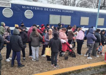 El tren libertario, pero con políticas peronistas, llegó a Villa Mercedes