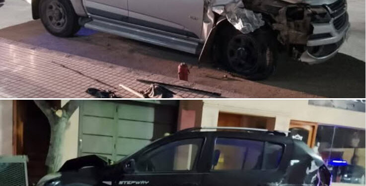 Conductor alcoholizado chocó un auto estacionado y se dio a la fuga