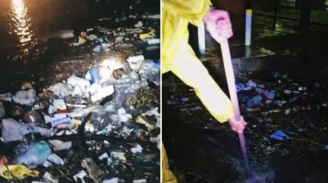 Lo que dejó el viento y la lluvia