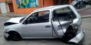 Accidente de tránsito en Av. 25 de mayo y Libertad: un conductor dio positivo en alcoholemia