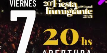 Hoy comienza la 20° Fiesta Provincial del Inmigrante en Calle Angosta