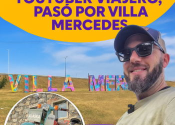 “Pablito Viajero” el reconocido youtuber pasó por Villa Mercedes