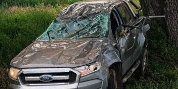Dos personas resultaron heridas tras un accidente automovilístico en la Autopista Provincial N.º 55