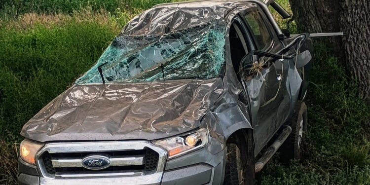 Dos personas resultaron heridas tras un accidente automovilístico en la Autopista Provincial N.º 55
