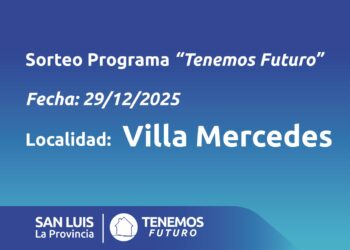Viviendas: Resultados del sorteo de los inscriptos al Plan Tenemos Futuro correspondiente a Villa Mercedes
