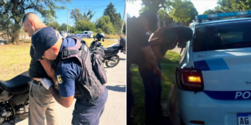 Dos individuos, señalados como autores de distintos ilícitos, fueron demorados por la policía, luego de ser retenidos, incluso golpeados, por los mismos vecinos