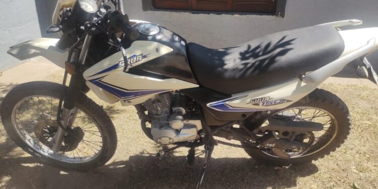 La Policía recuperó una motocicleta que había sido sustraída