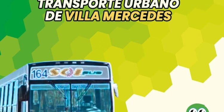 Transporte Urbano: horarios vigentes lunes a viernes.