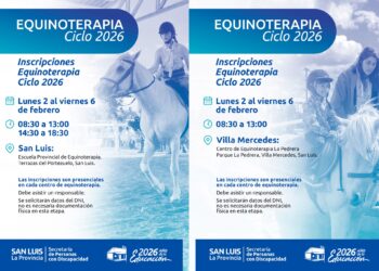 En febrero abren las inscripciones para los Centros de Equinoterapia de la provincia