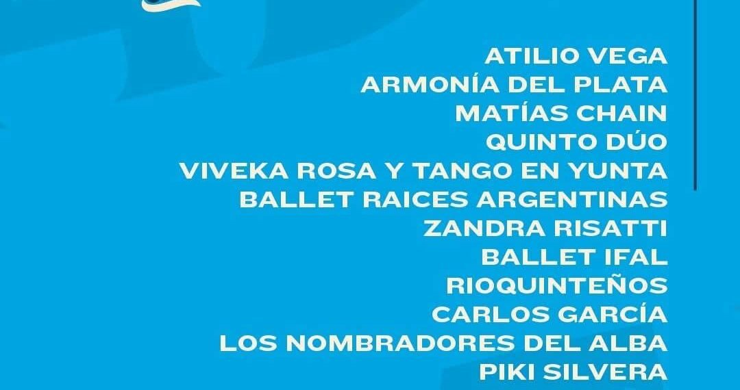 Todos los artistas de la 37º edición de la Fiesta Nacional de la Calle Angosta