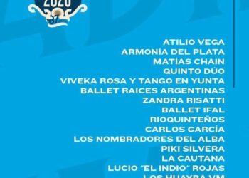 Todos los artistas de la 37º edición de la Fiesta Nacional de la Calle Angosta