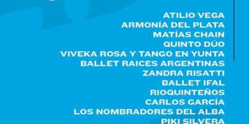 Todos los artistas de la 37º edición de la Fiesta Nacional de la Calle Angosta