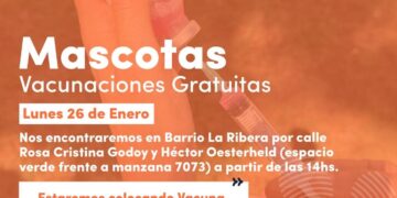 Castraciones y vacunación antirrábica en La Ribera este lunes