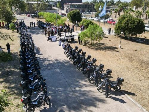 El Gobierno sumó móviles, personal y equipamiento para la Policía en Villa Mercedes