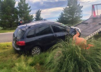 Vuelco vehicular en la Autopista Serranías Puntanas