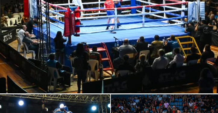 Palacio Municipal de los Deportes repleto, comenzó el Campeonato Provincial de Boxeo Amateur