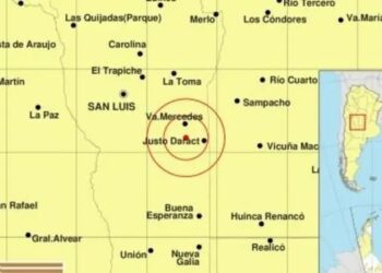 Leve temblor, pero temblor al fin, en Villa Mercedes