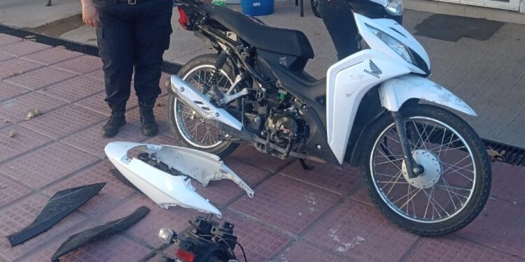 La Policía recuperó una motocicleta que había sido robada