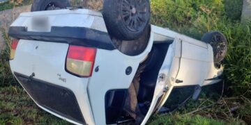 Vuelco y alcotest positivo