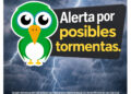 Alerta Meteorológico por tormentas para del Departamento Pedernera y Dupuy