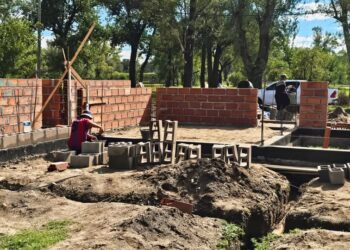 Avanza la construcción de la nueva Comisaría 8° en Villa Mercedes