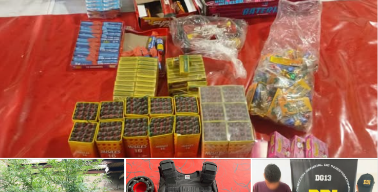 Allanamientos en Villa Mercedes: investigaban el uso ilegal de armas y demoraron a un joven