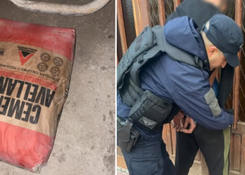 Demoraron a un hombre que sustrajo una bolsa de cemento de un comercio; el elemento fue recuperado
