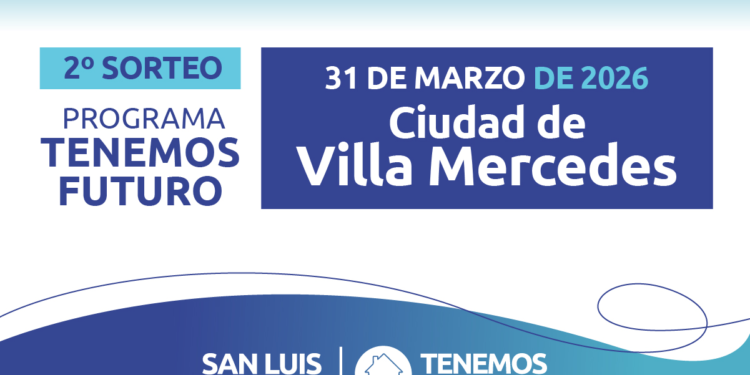 Programa de viviendas “Tenemos Futuro”: Resultados del sorteo de los inscriptos de Villa Mercedes