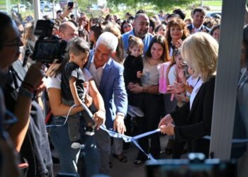 En el corazón de La Ribera, Poggi inauguró el CDI ‘Burbujas Mágicas’