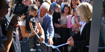 En el corazón de La Ribera, Poggi inauguró el CDI ‘Burbujas Mágicas’