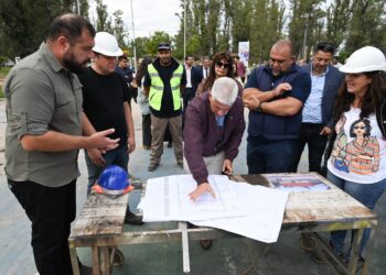 Avanza la construcción del polideportivo ‘El Lago’ en la Costanera Río V