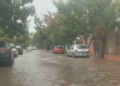 Impresionante caída de lluvia en Villa Mercedes