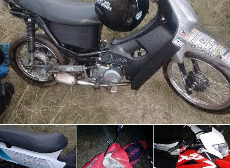 Secuestraron cuatro motocicletas tras denuncias por picadas en la zona de Ruta 7 y Cramer