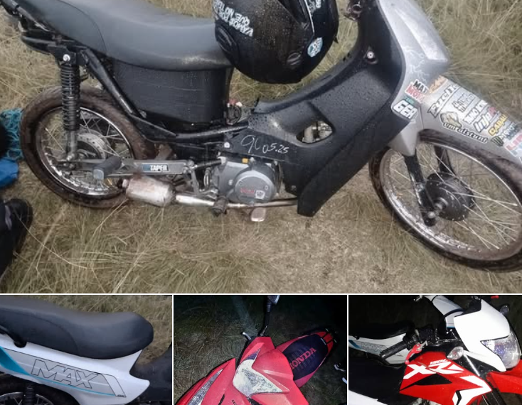 Secuestraron cuatro motocicletas tras denuncias por picadas en la zona de Ruta 7 y Cramer