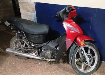 Secuestraron una motocicleta abandonada tras un rastrillaje en cercanías del Río Quinto