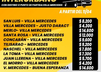 Aumenta el Interurbano desde este sábado