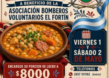 Bomberos voluntarios del cuartel “El Fortin”organizan una gran venta de locro solidaria