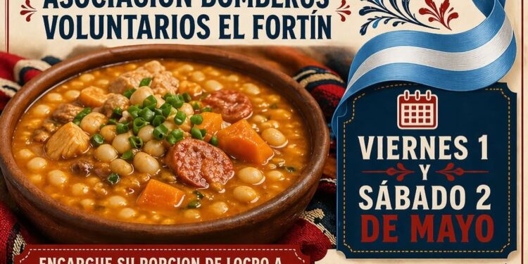 Bomberos voluntarios del cuartel “El Fortin”organizan una gran venta de locro solidaria