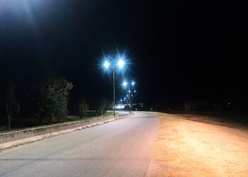 Renovaron luminarias en la Autopista 55 Sur y mejoraron la iluminación del acceso a Villa Mercedes