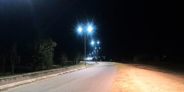 Renovaron luminarias en la Autopista 55 Sur y mejoraron la iluminación del acceso a Villa Mercedes